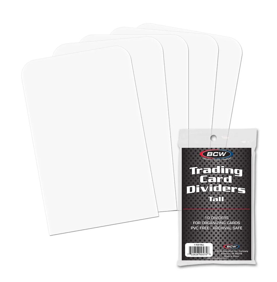 BCW: Tall Card Dividers