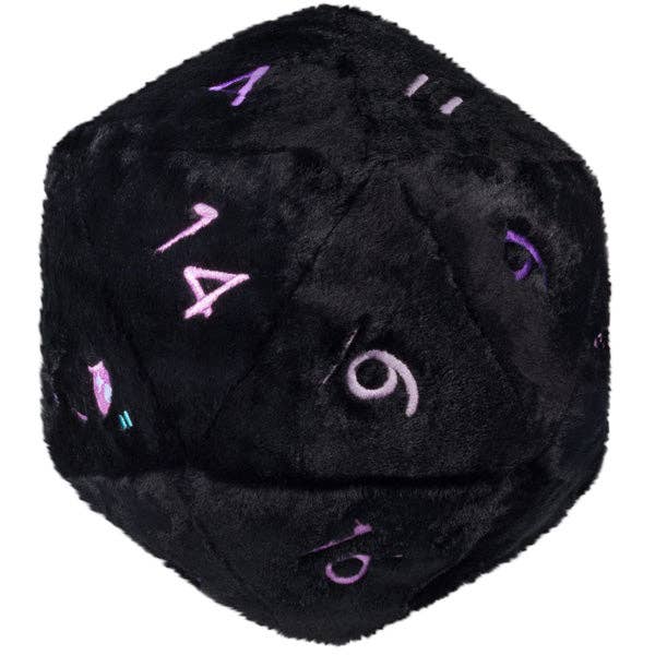 Squishable - Black D20 Dice Plush