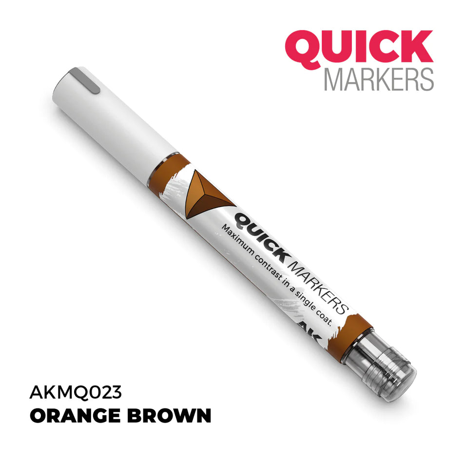 AK Interactive: Quick Marker - Orange Brown