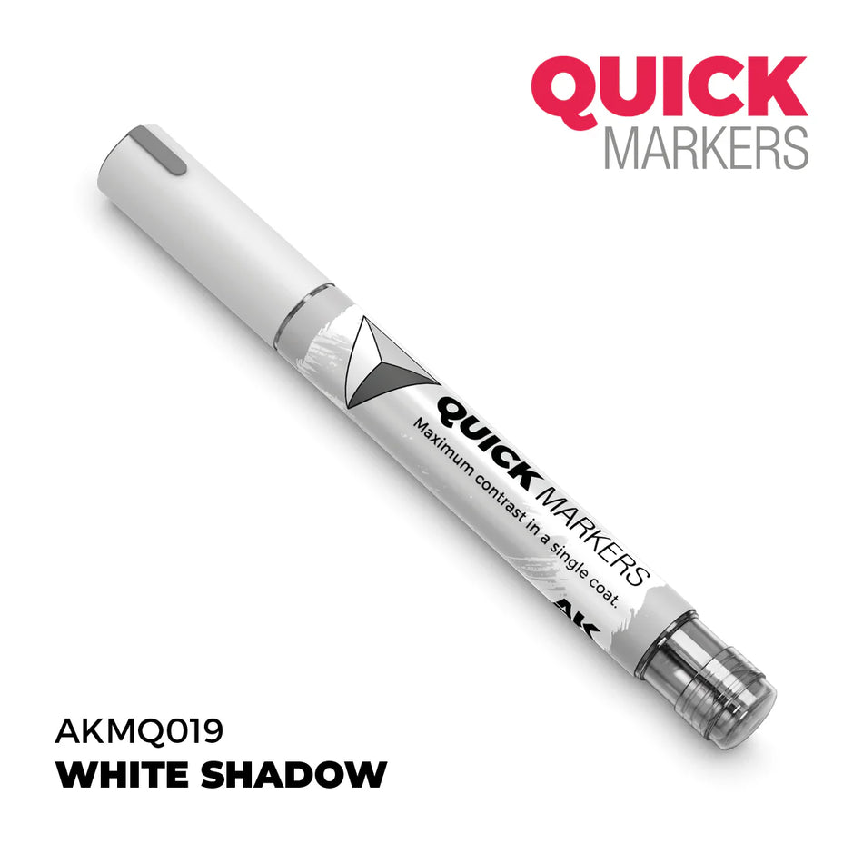 AK Interactive: Quick Marker - White Shadow