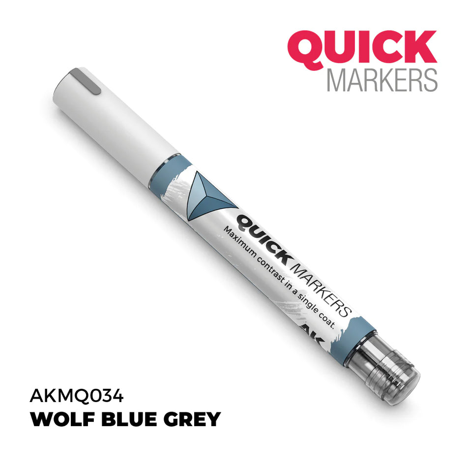 AK Interactive: Quick Marker - Wolf Grey