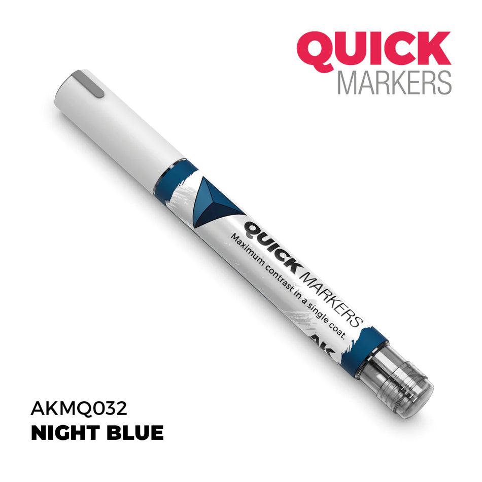 AK Interactive: Quick Marker - Night Blue