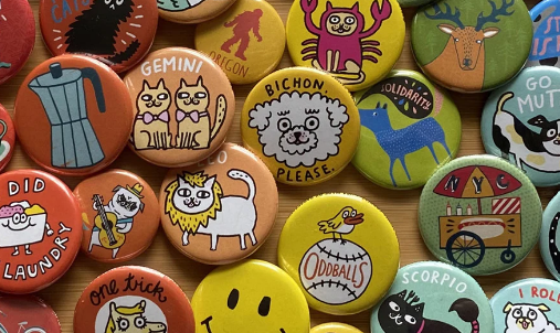 Badge Bomb Magnets