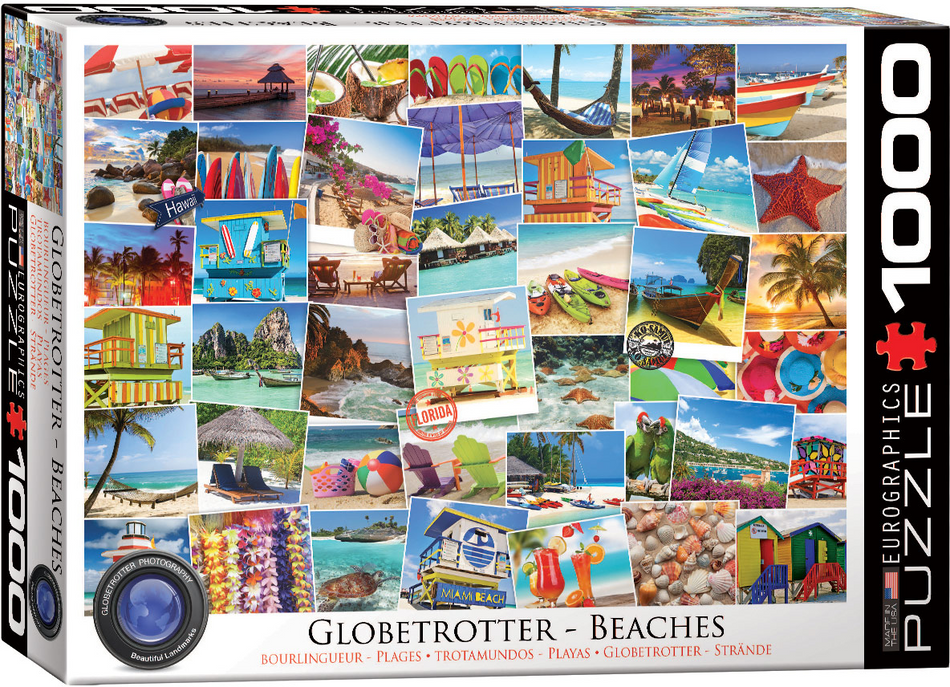 Puzzle: Globetrotter Beaches (1000 pc)