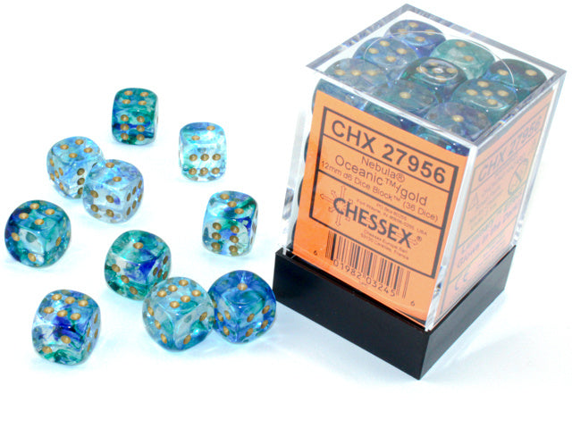 Chessex 12mm d6 Nebula Styles (36 dice)