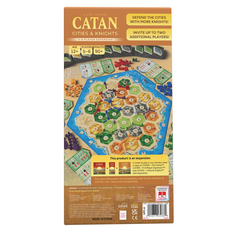 Catan: Cities & Knights 5-6 Player Expansion (2025)