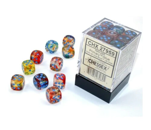 Chessex 12mm d6 Nebula Styles (36 dice)