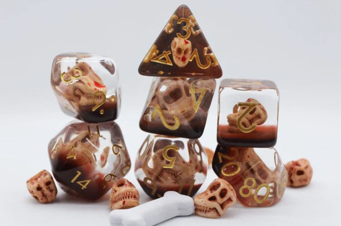 DINO FOSSIL RPG DICE SET