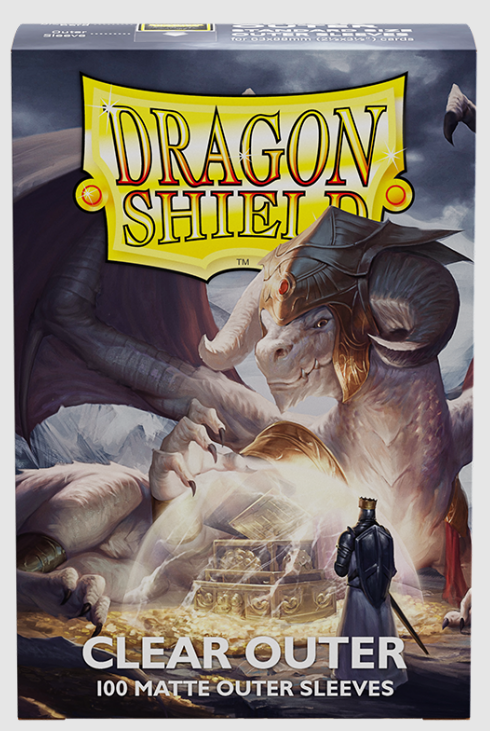 Dragon Shield: Outer Sleeves Clear Matte