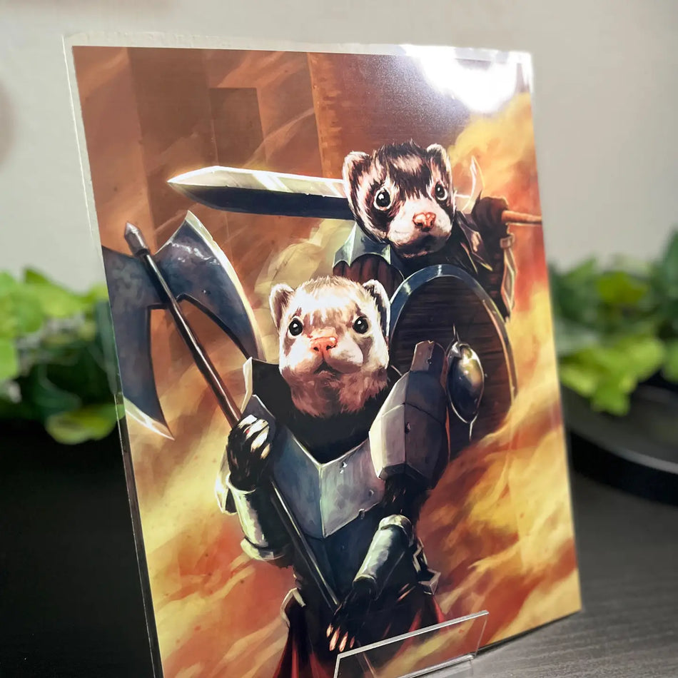 Ferret Fighter Prints