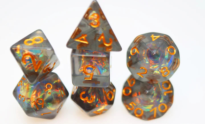 RPG Dice Set: Glint of Treasure