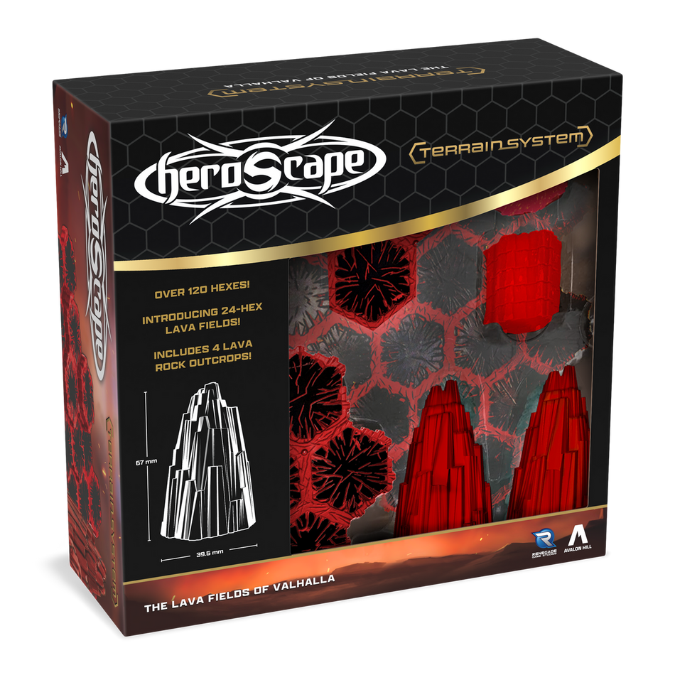 Heroscape: BT - Lava Fields Terrain Expansion