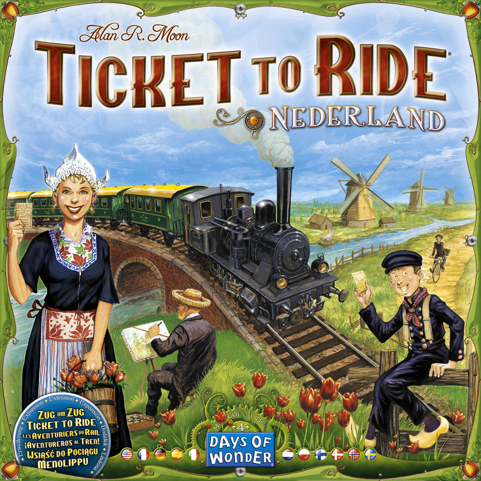 Ticket to Ride: Nederland Map