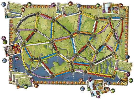 Ticket to Ride: Nederland Map