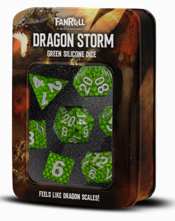 RPG Silicone Dice Set - Dragon Scales