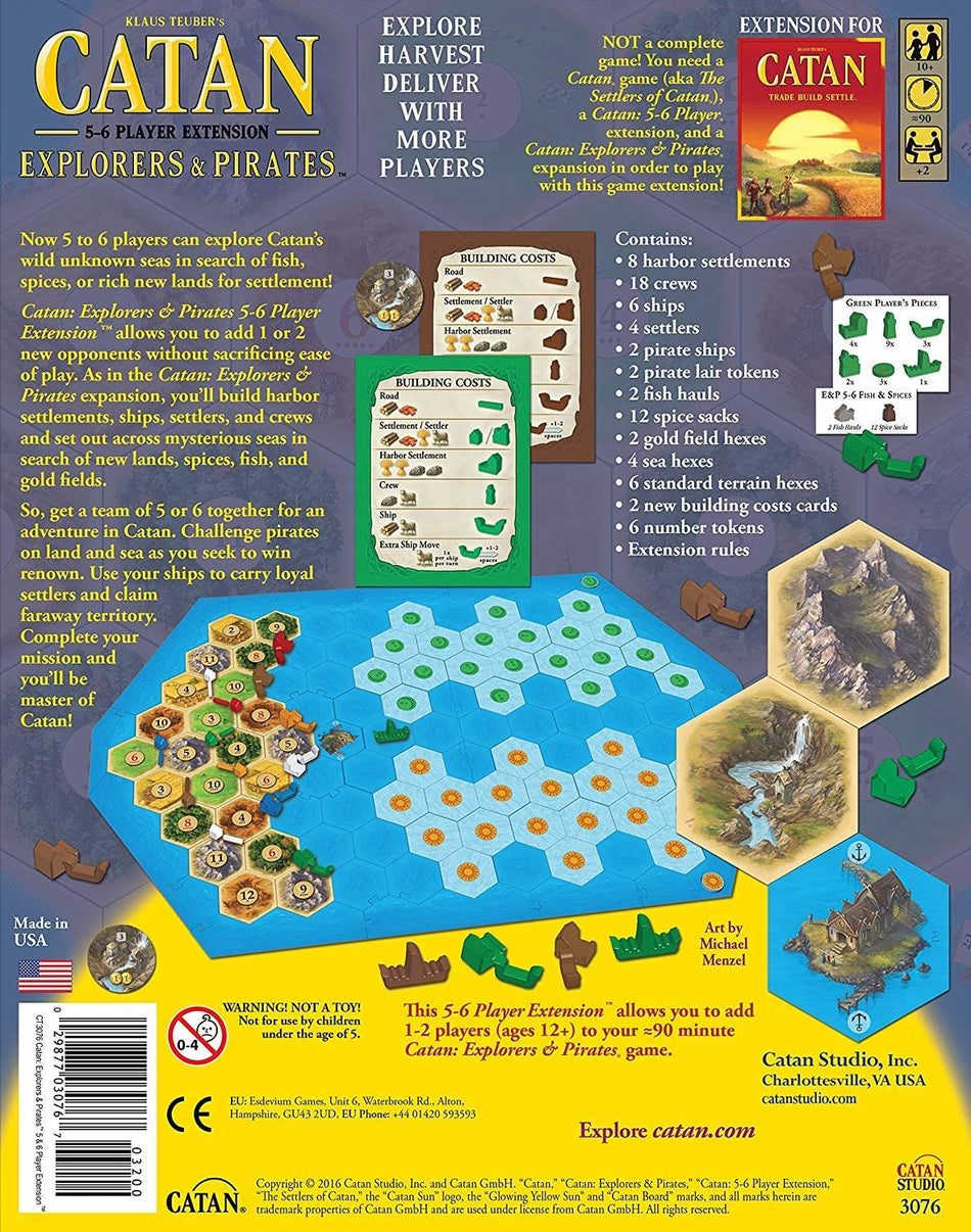 SOC: Explorers and Pirates 5-6 Player Expansion