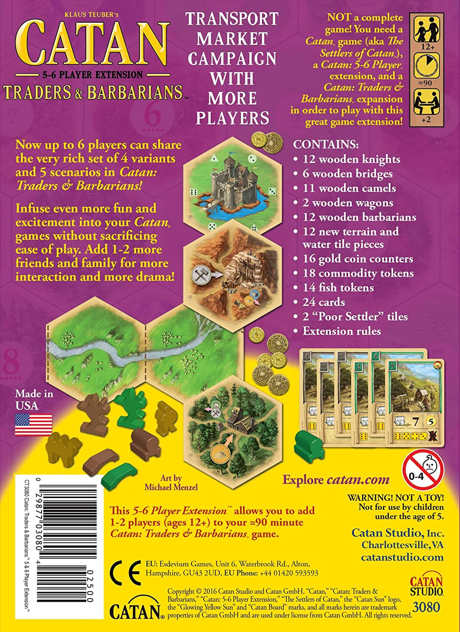 SOC: Traders & Barbarians 5-6 Player Expansion