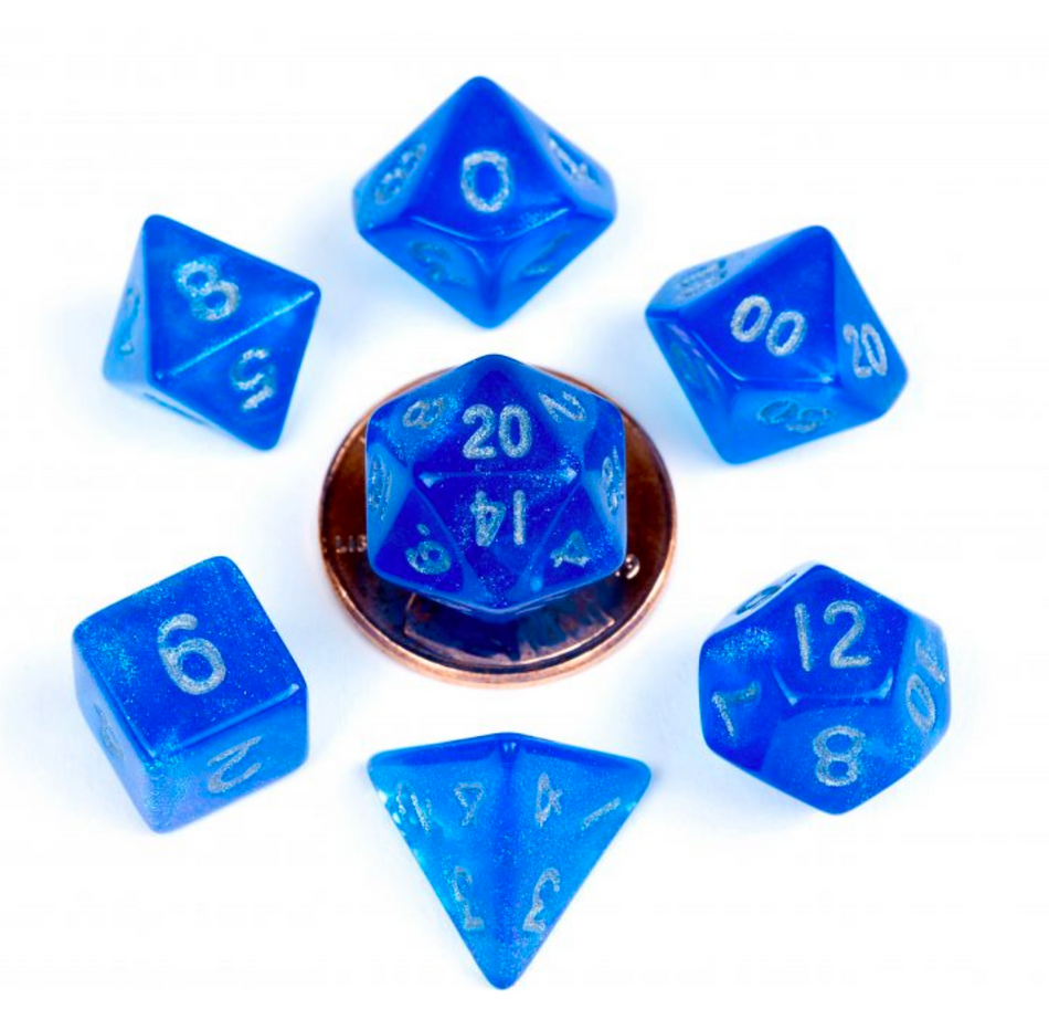 7-Set Mini Stardust dice (various colors)