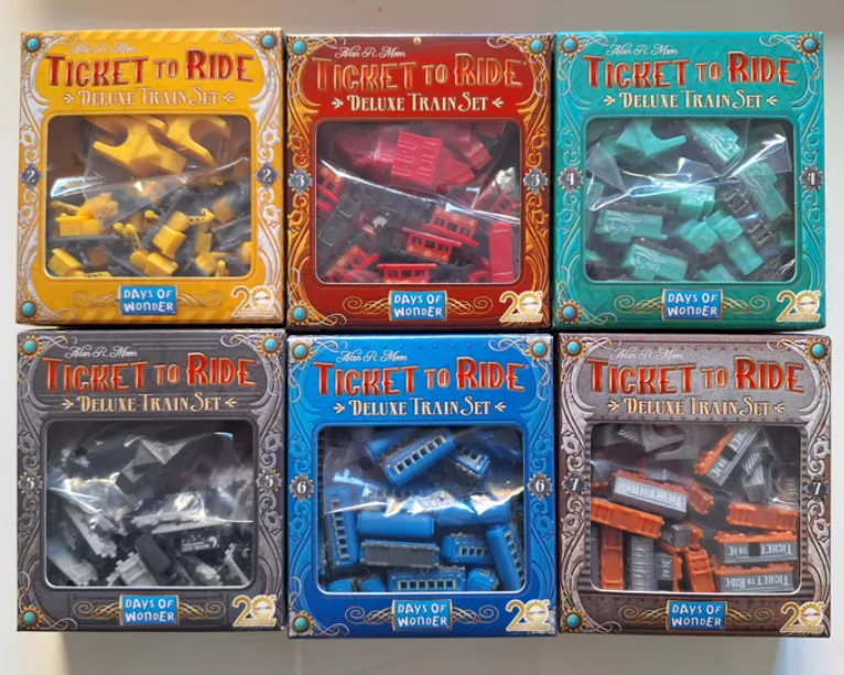 Ticket To Ride - 20th Anniversary Deluxe Train Set (Various)