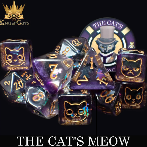 DND DICE - The Cat's Meow