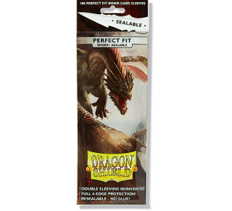 Dragon Shield: Perfect Fit Sealable (Smoke-100ct)