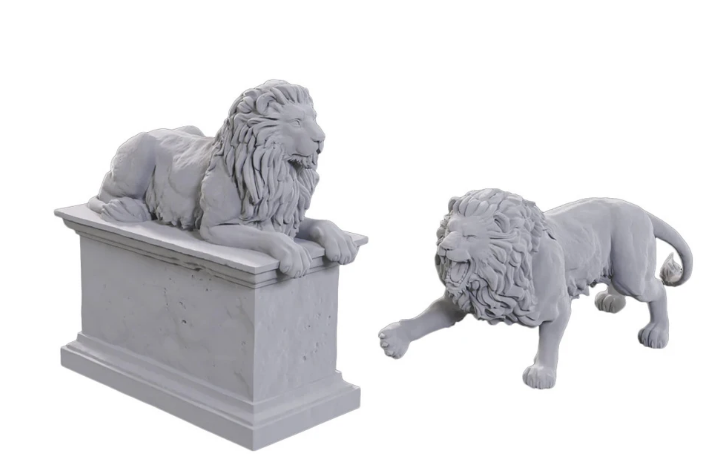 WZK DC: Stone Lion / Animated Stone Lion