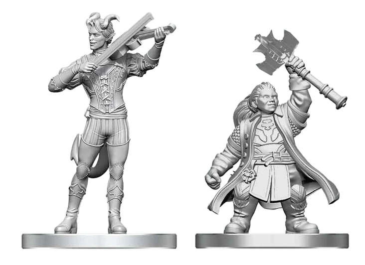 D&D: NMU - Tiefling Bard & Dwarf Cleric