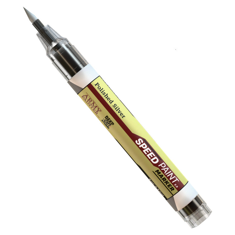 Speed Paint Marker: Polished Silver