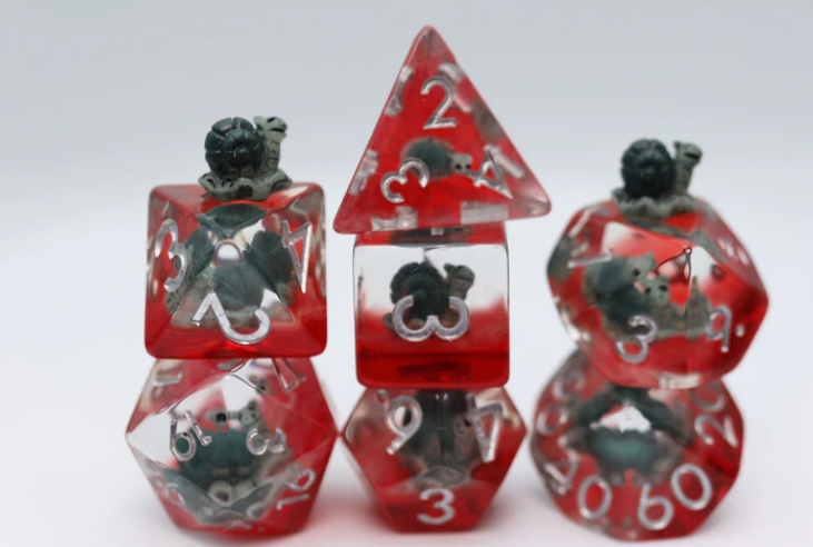 RPG Dice Set: Speedy the Snail