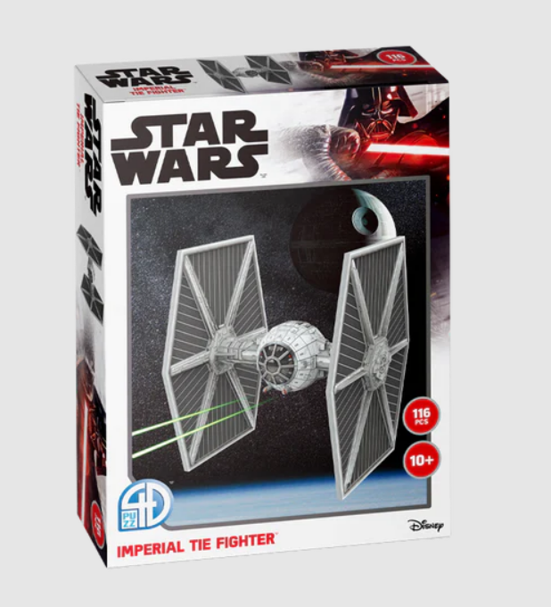 4D Paper Model Kit: TIE Fighter TIE/LN