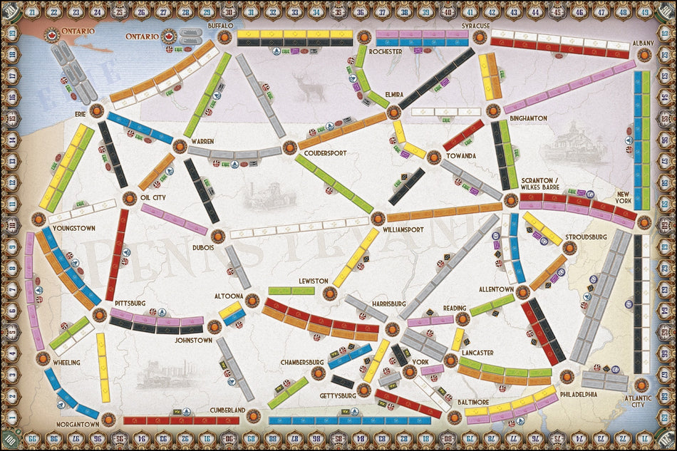 Ticket to Ride: United Kingdom/Pennyslvania