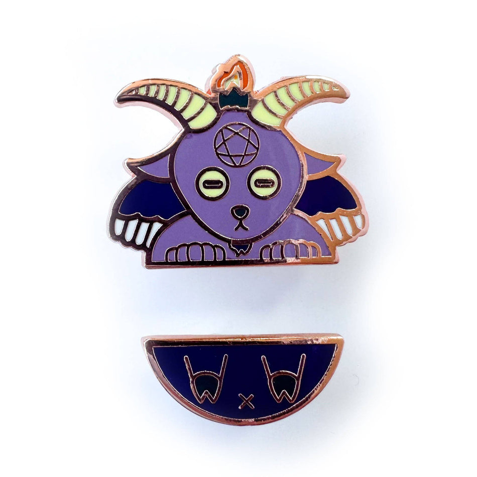 Baphomet Pride Pal Enamel Pin Set