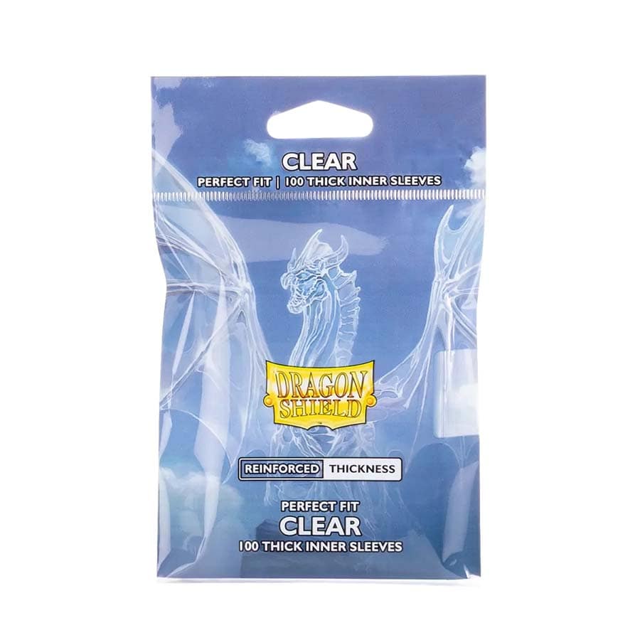 Dragon Shield: Perfect Fit Thick Inner Sleeve Clear