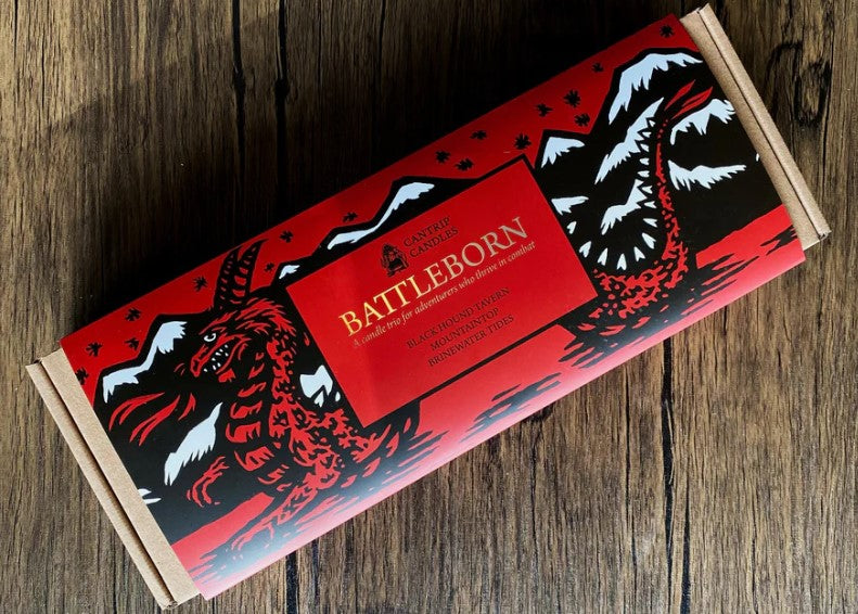 Cantrip Candles: Adventure Triptych (3-Pack) - Battleborn