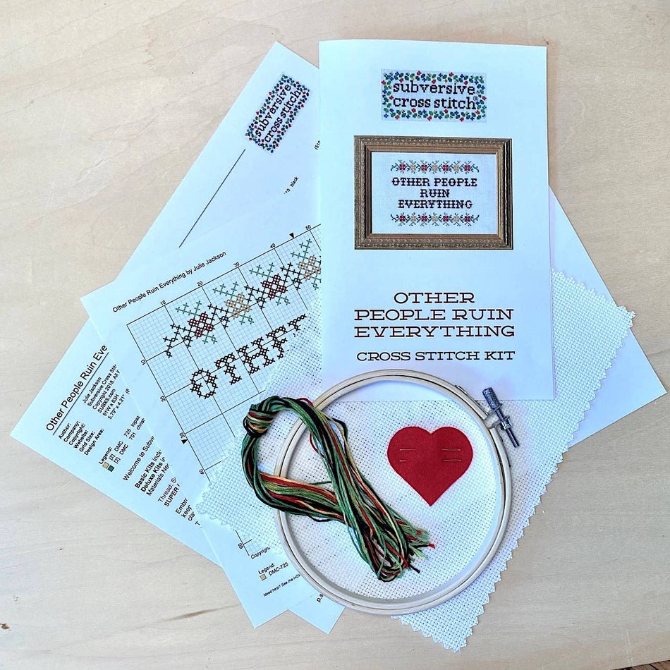 F*CK AI Deluxe Cross Stitch Kit