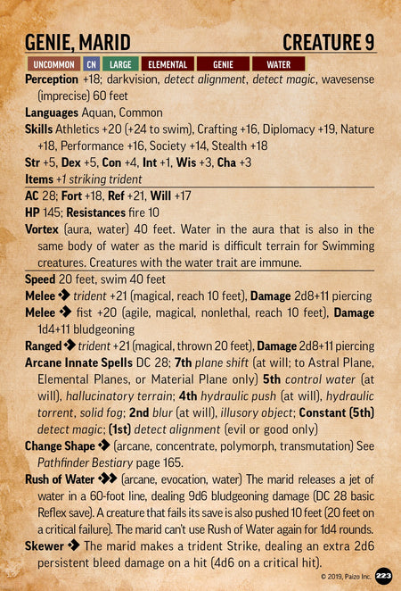 PF Battle Card Back