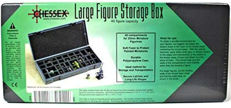 Chessex: Large Figure Storage Box (40 count)
