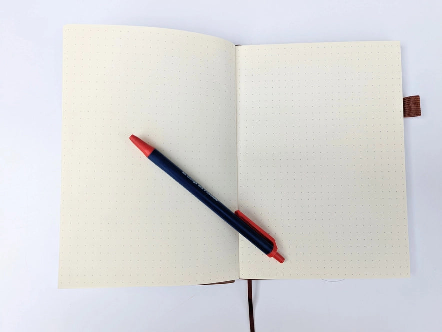 D20 Vegan Leather Mini Dot Journal