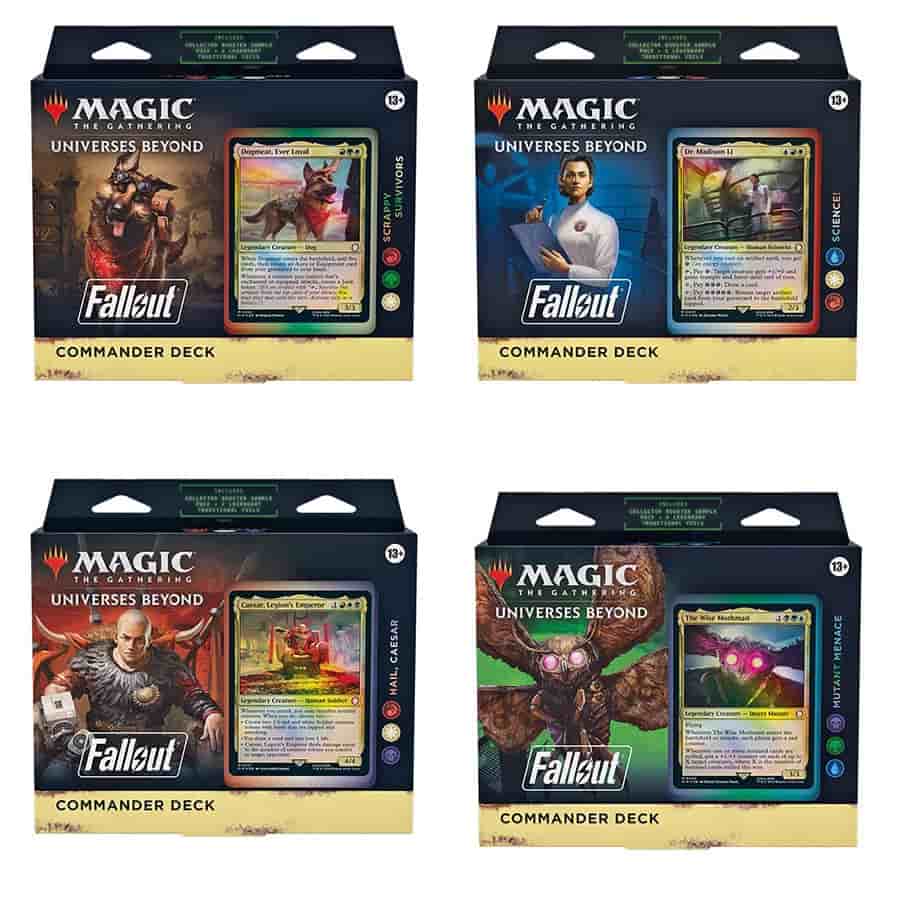 MTG: Fallout Commander Decks