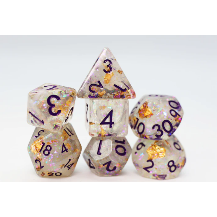 RPG Dice Set: Frozen Treasures
