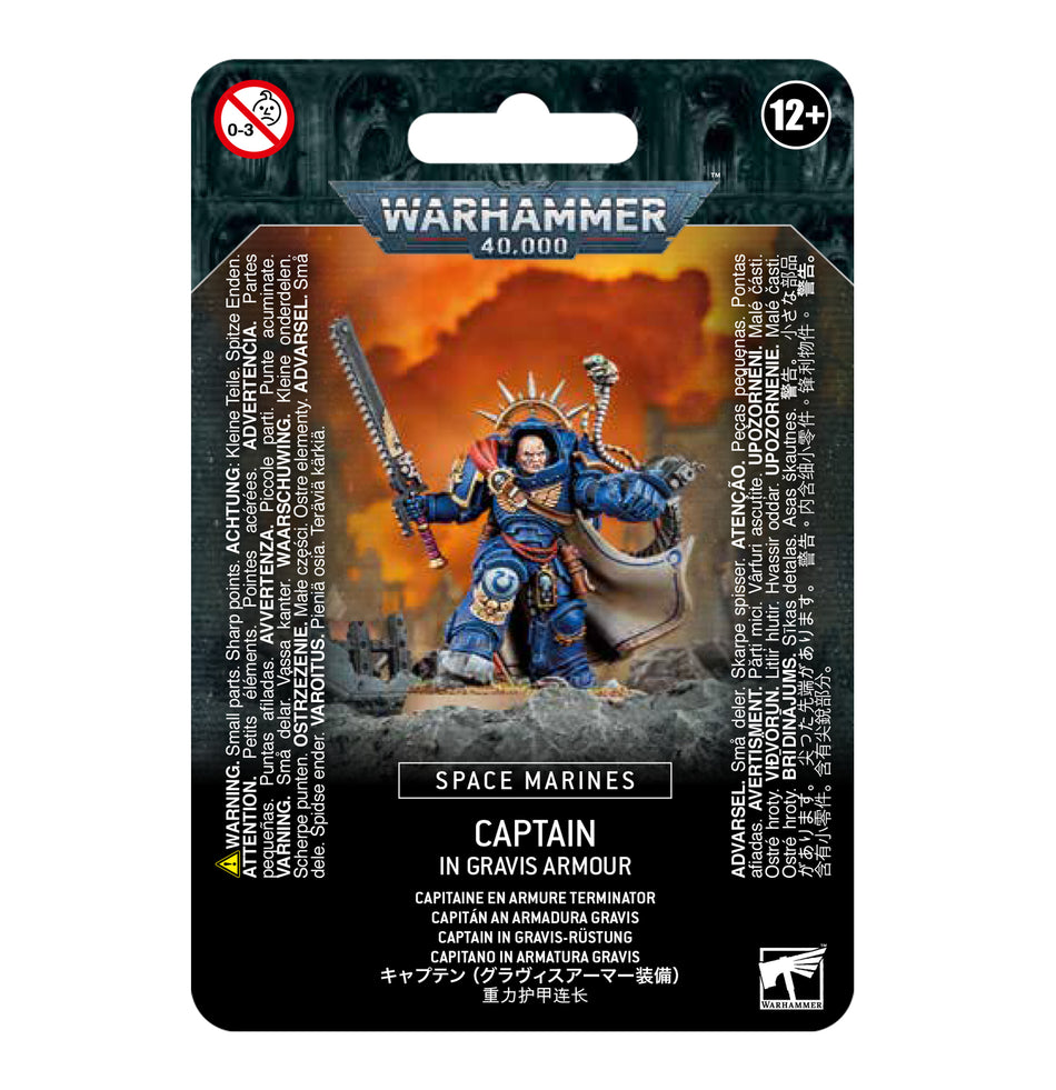 40k: Space Marines - Captain in Gravis Armor
