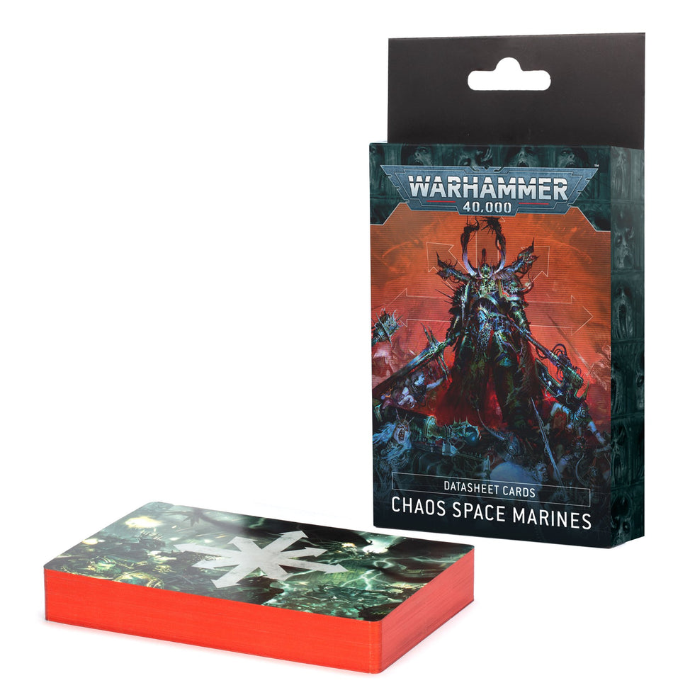 40k: Chaos Space Marines - Datasheet Cards