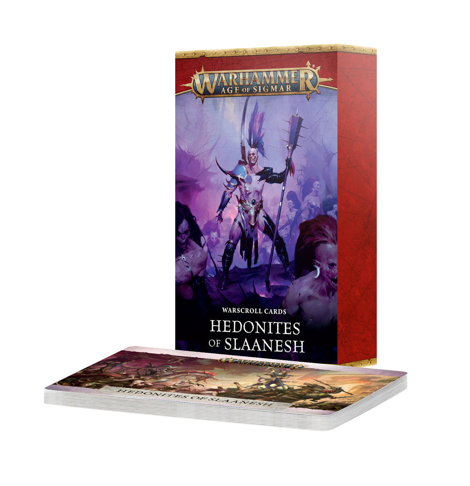 AoS: Warscroll Cards - Hedonites of Slaanesh