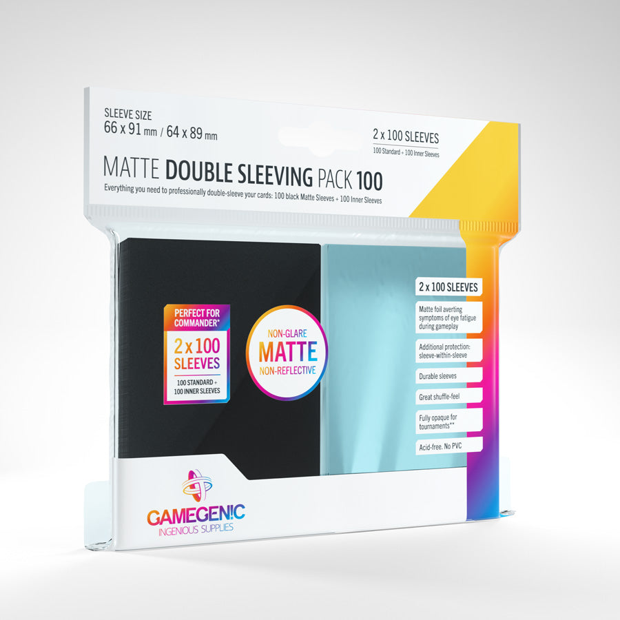 GameGenic: Prime: Matte Double Sleeving Pack 100