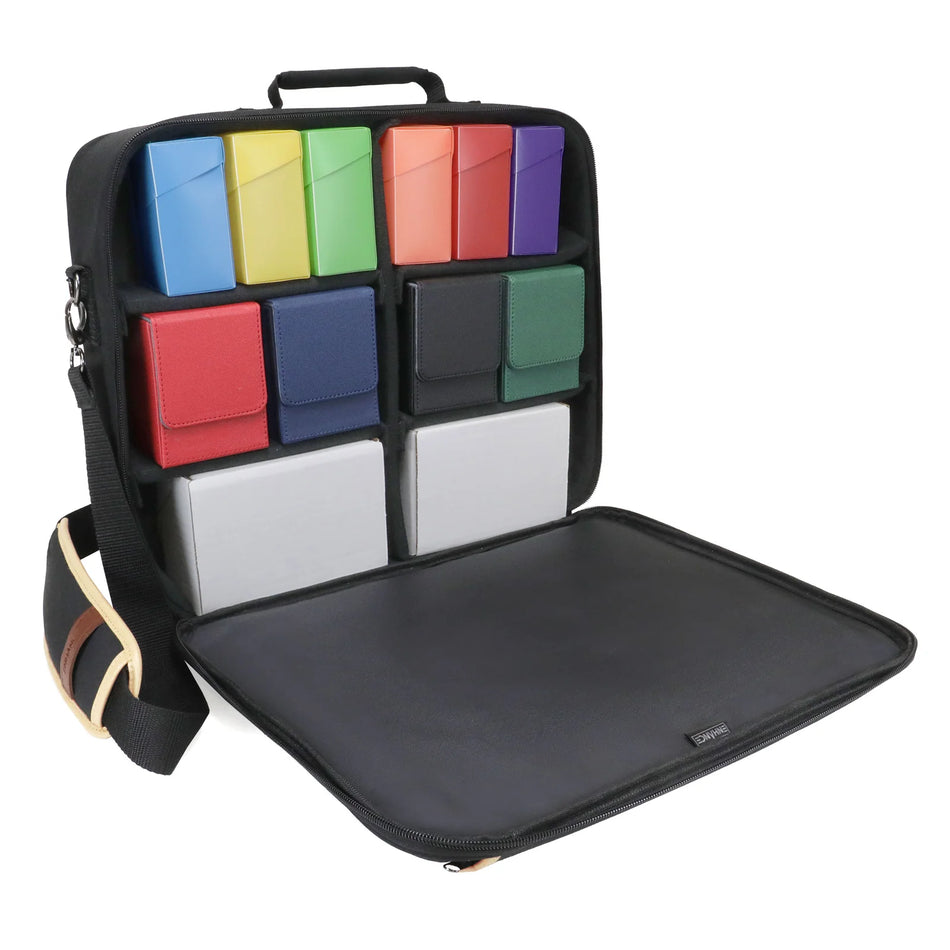 Enhance: Designer TCG Shoulder Bag Black