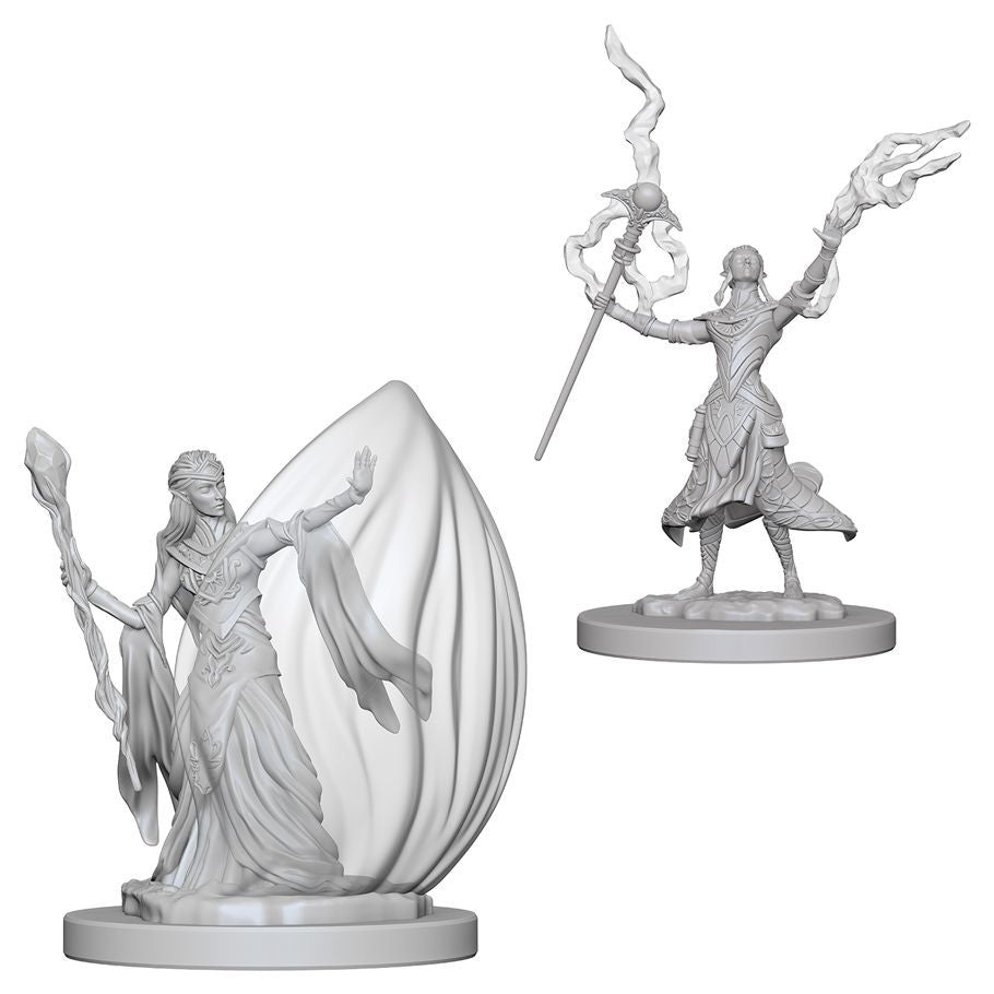 D&D: Nolzur's Marvelous Minis: Elf Female Wizard W3