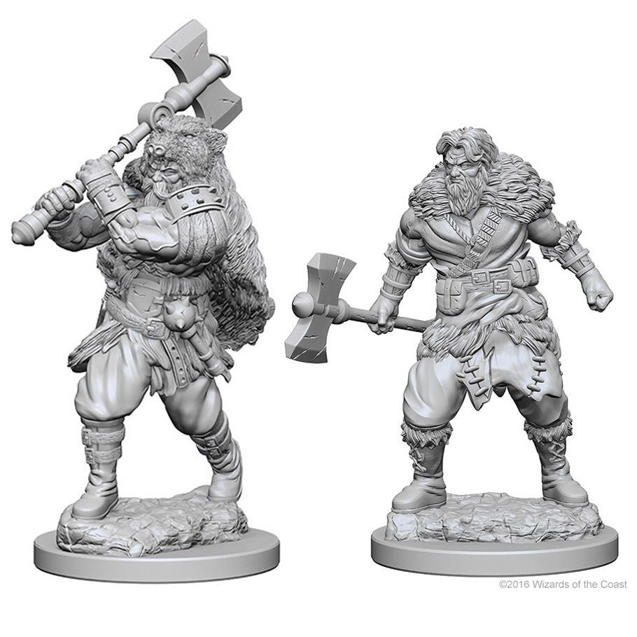 D&D: Nolzur's Marvelous Minis: Human Male Barbarian W1